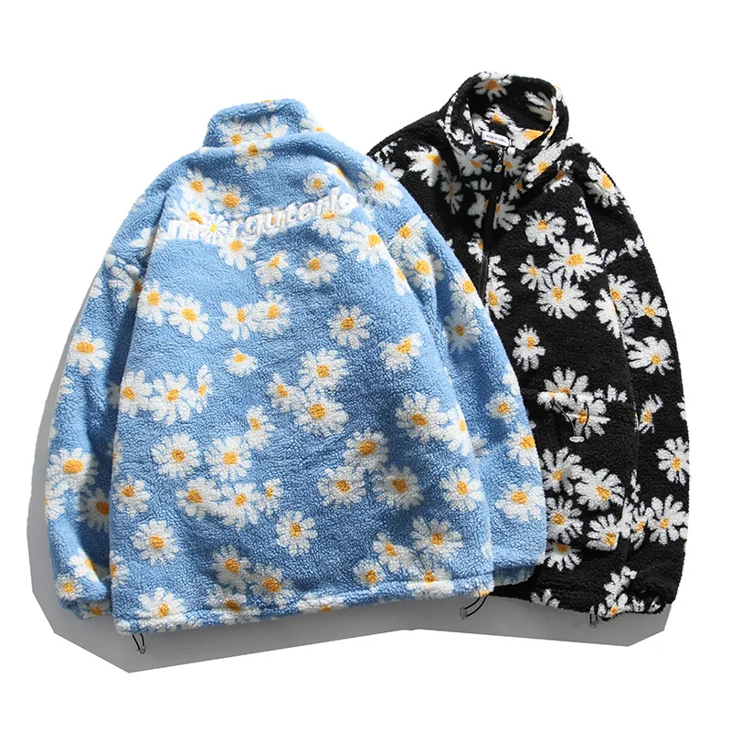 

Yu Ju Korean version of loose collar couple cotton wool coat men's and women's hong Kong wind 2020 new isn tide winter.