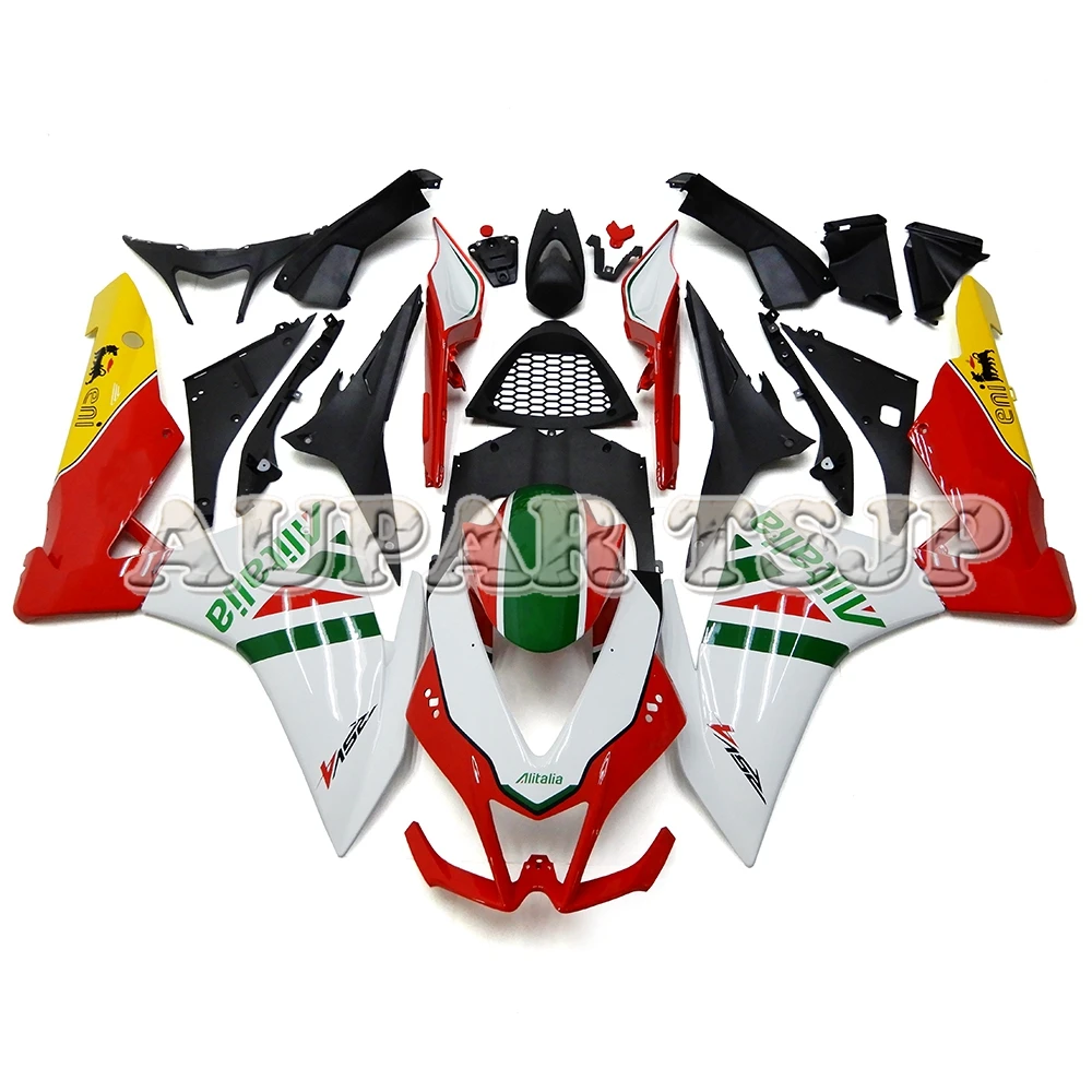 

White Red and Green Motorbike Fairing Kit For Aprilia RSV4 1000 2010 2011 2012 2013 2014 2015 ABS Injection Bodywork Kit