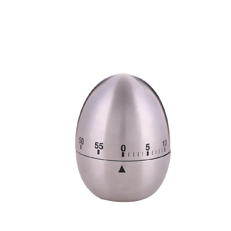 

New Egg Stainless Steel Timer Kitchen Timer Egg Mechanical Alarm Clock Clockwork Timing Alarm Clock