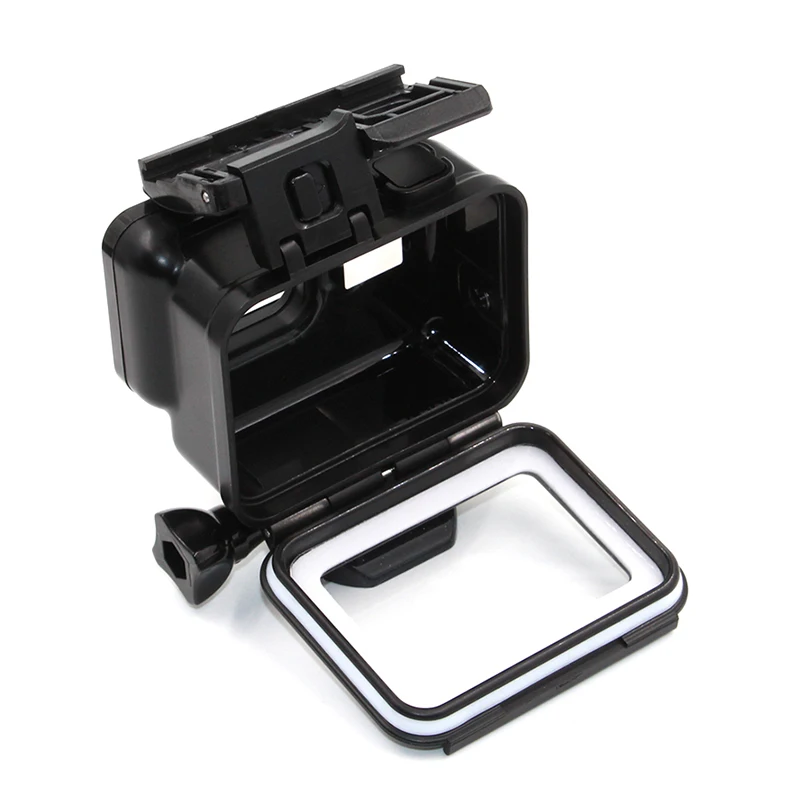 TELESIN Black 45M Diving waterproof housing case with touchable LCD screen cover for Gopro hero 7/6/5 go pro hero7 | Электроника