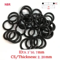 cs 2 20mm id9 3 50 7mm fluororubber plastic o ring set nbr gasket rubber oil and water seal gasket silicone ring seal film