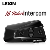 lexin g16 1pc motorcycle intercom music sharing headset with type c charing activate siri or s voice intercom