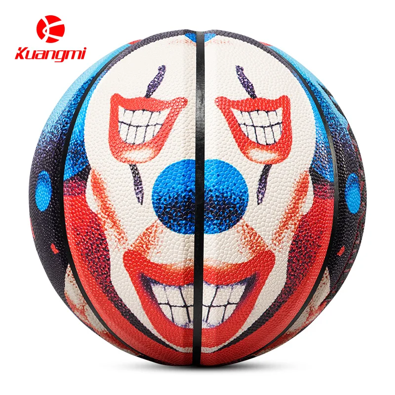 Kuangmi Joker Basketball Size 7 Men's Ball Anti-Friction Non-slip PU Leather Match Game Team Training Sport Goods