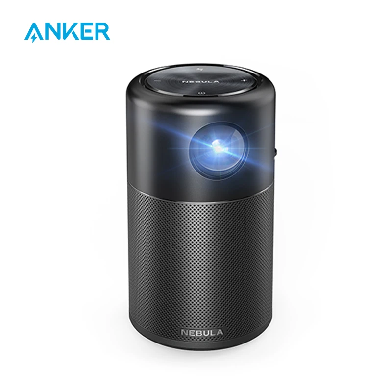 Anker Nebula Capsule Smart Portable Wi-Fi movie Mini Projector proyector with DLP 360' Speaker 100" Picture Android 7.1 & App