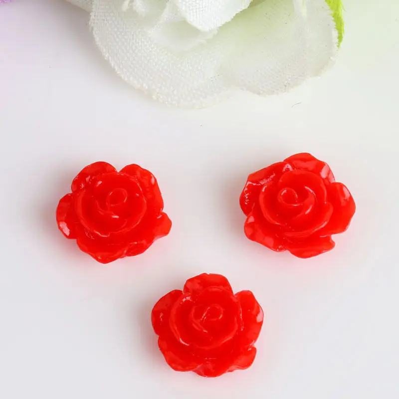 red-10pcs 5 шт./упак. черный, Белый Цвет Розовое Стразы нейл-арта украшения 3d в виде лепестков, с тиснением и изображением Скульптура, с украшением в виде цветка Красота аксессуары для маникюра - Цвет: red-10pcs