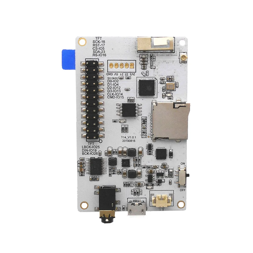 Для TTGO Tm музыкальный альбом 2 4 дюймов TFT LCD PCM5102A SD карта наушники ESP32 WiFi + Bluetooth