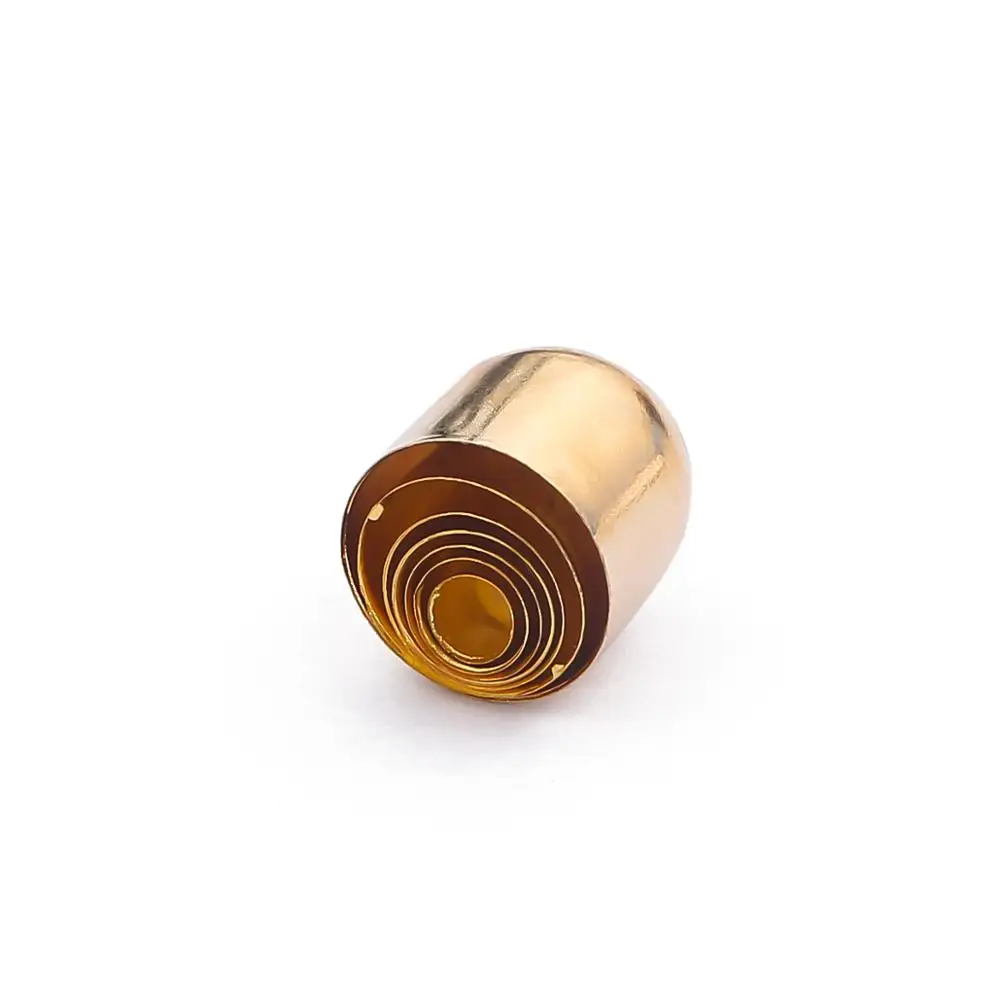 Колпачки с кисточками для кожаных шнуров обжимные концевые бусины кепки