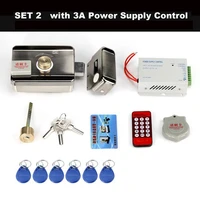 homefong electronic lock for video door phone intercom wired unlock with smart card entry system