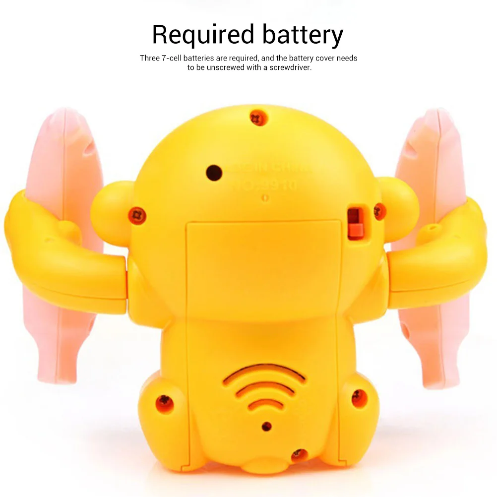 Новейшая электрическая переворачивающаяся обезьяна музыка Детская модель