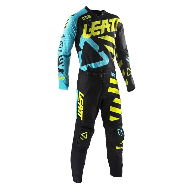 

2022 Мотокросс гоночный Zarte GPX LEATT Getriebe комплект Flexair Джерси Hosen горный велосипед для бездорожья мужские комплекты Motorrad Anzug