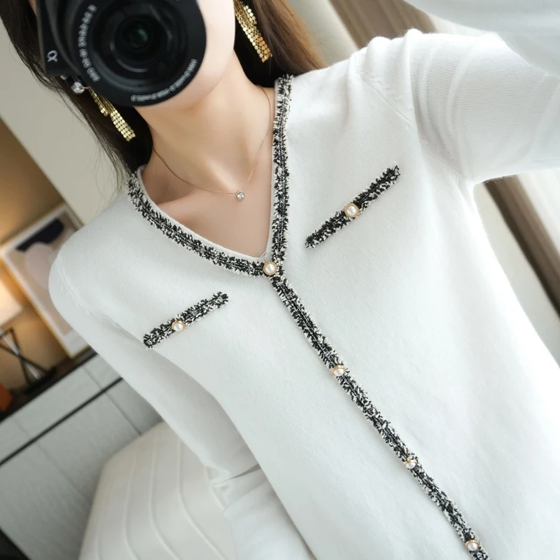 Осенне-зимний новый кашемировый свитер Женский сохраняющий тепло вязаный модные