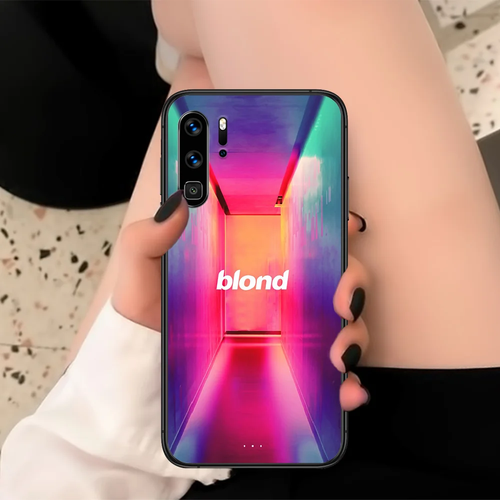 

Frank Blond Ocean Phone Case For Huawei P 10 20 30 40 Mate Smart Lite Z 2019 Pro Black black Hoesjes Silicone Etui Fashion Coque