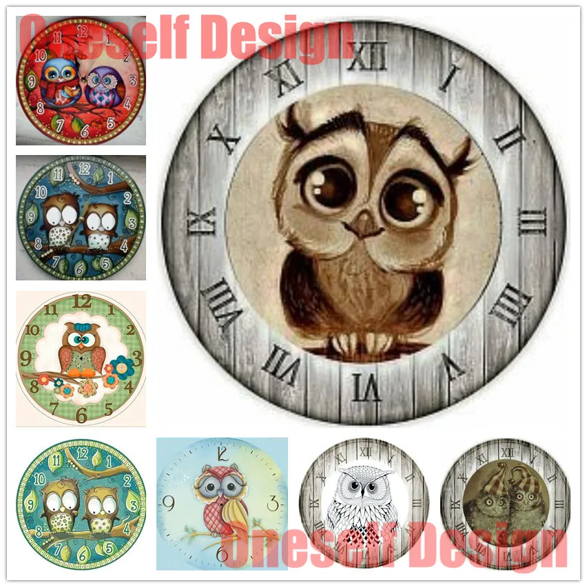 Милая сова 5d алмазная картина полный квадрат и часы Сова Стразы картины diy