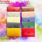 20 шт.лот 7x10,5 см мини жемчужные бумажные цветные конверты для приглашений в форме сердца Свадебная винтажная поздравительная открытка Простая любовь