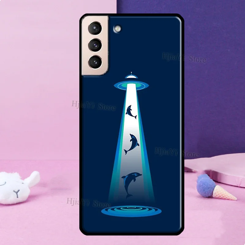 Ocean Dolphin Silicone Soft Case For Samsung Galaxy S10 Plus S8 S9 S20 FE S21 Ultra Note 20 Coque | Мобильные телефоны и