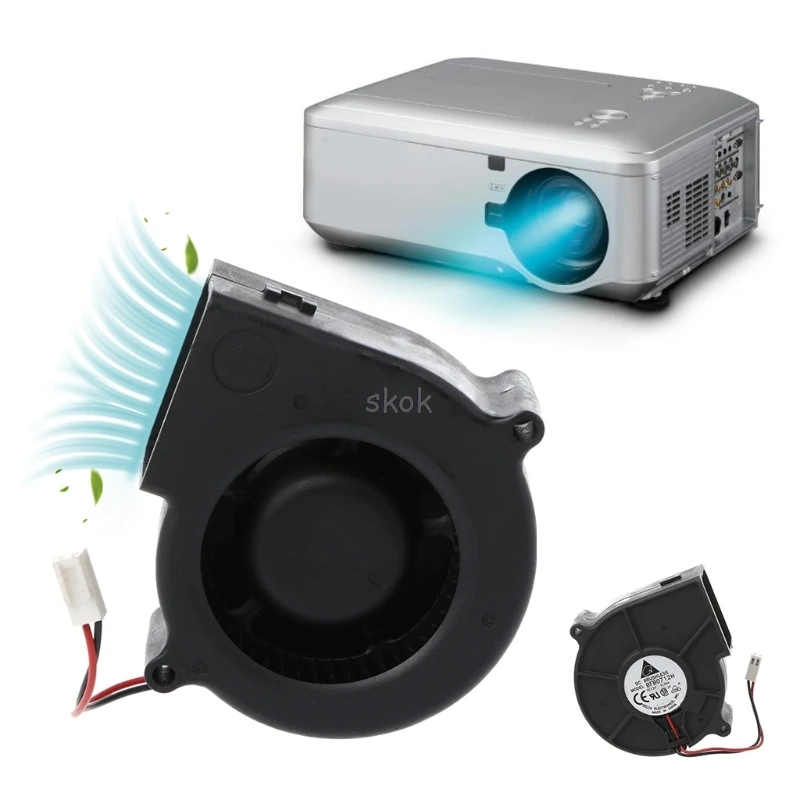 

For Delta BFB0712H 7530 DC 12V 0.36A Projector Blower Centrifugal Cooling Fan M23 dropshipping