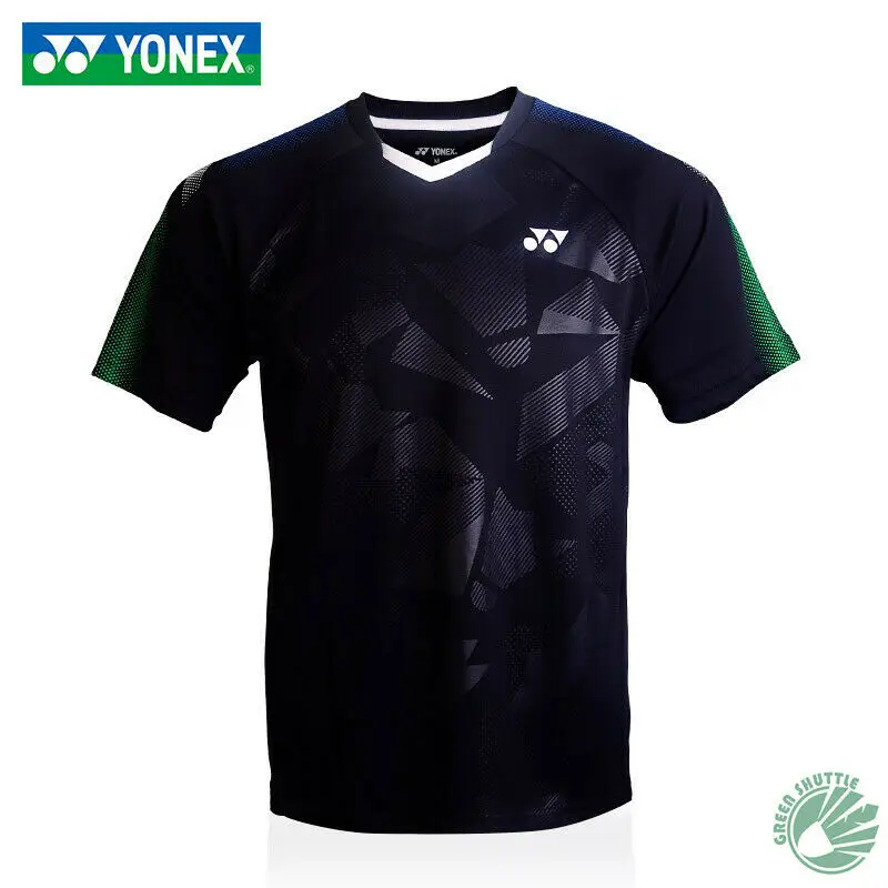 Новинка 2020 мужская и женская рубашка Yonex из быстросохнущей ткани шорты