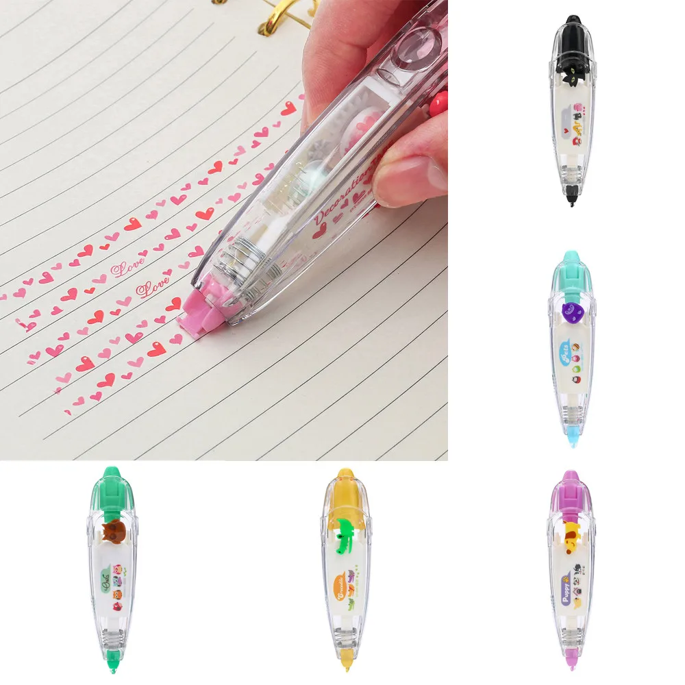 

Kid Creative Stationery Push Correction Tape Lace School Supplies Correction Tape Scrapbooking Diary Stationery School Supply