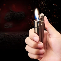 mini windproof petrol kerosene lighter metal flint lighters smoking accessories gadgets for men cigarettes lighter