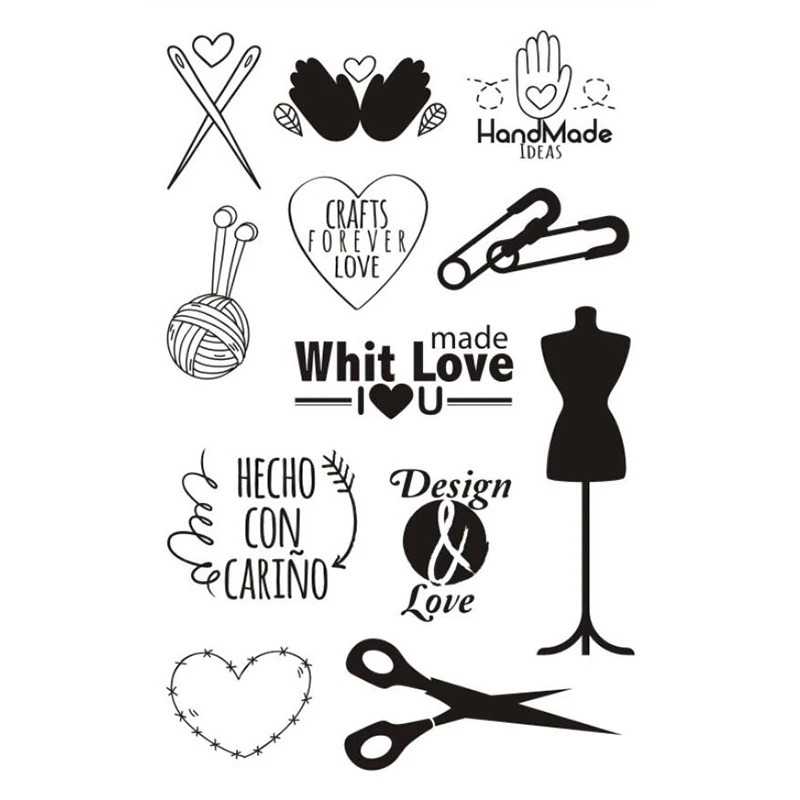 Винтажные марки с надписью love прозрачные для скрапбукинга|stamps for scrapbooking|stamp madestamp