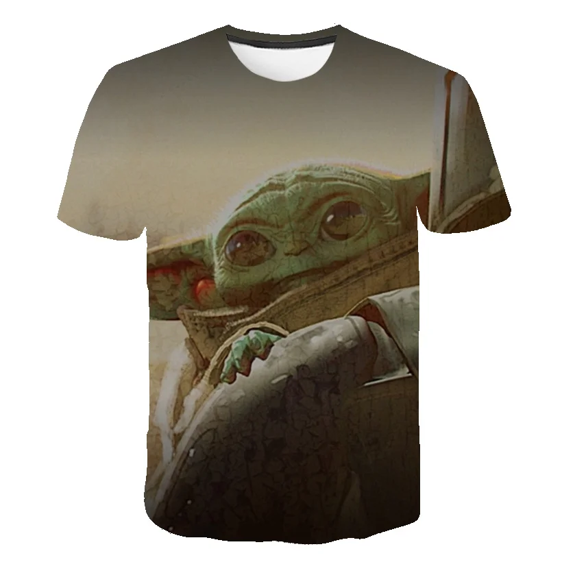 2020 летняя одежда с принтом Звездные войны Мандалорское футболка забавная