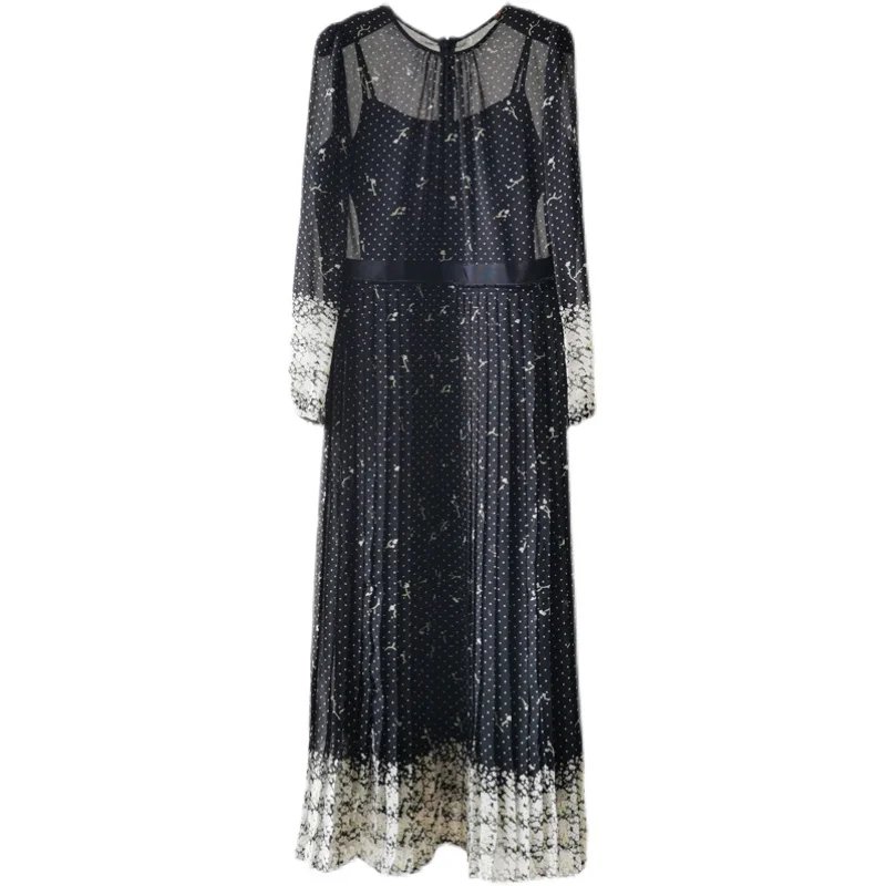 2021 New Spring/Summer Collections Floral Print Midi Pleated Dress UK 8-UK 16