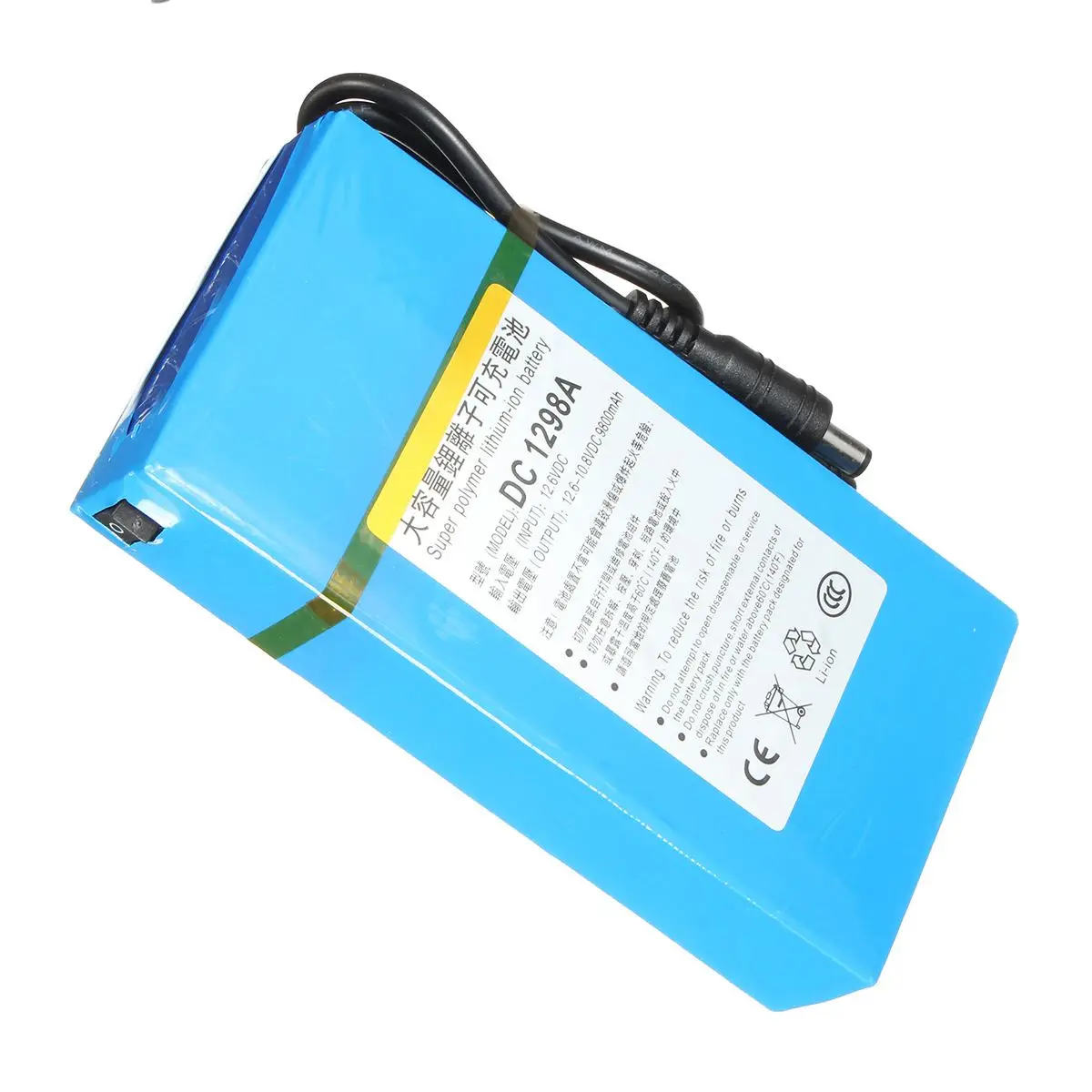 9800mAh DC 12V мощный Multipurpos литий-ионный аккумулятор для камеры видеонаблюдения