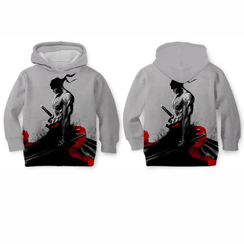 

Kids Cloth Anime One Piece Pattern Cartoon Children's wear 3d hoodies/boy sweatshirt Cartoon Hot Movie pant style