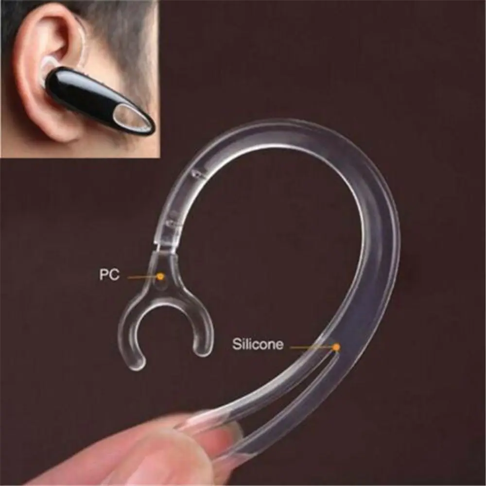 2Pcs 6mm 7mm 8mm 10mm Bluetooth Earphone Transparent Silicone Earhook Loop Clip Headset Ear Hook Replacement Accessories | Электроника