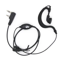 5pcs ptt mic headphone walkie talkie earpiece baofeng headset for uv 5r uv 5re uv 6r bf 888s ksun kenwood cb two way radio parts