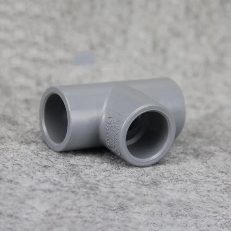 

CPVC Tee Connector Aquarium Fish Tank Tube DIY Tools Garden Water Connectors UPVC Pipe Joints ID 20mm-110mm 1 Pcs