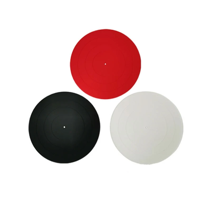 

Turntable Platter Mat - Audiophile Grade Silicone Rubber Design Universal to All LP Vinyl Record Players Phonograph