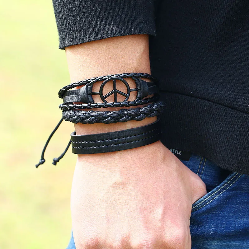 Leabyl Классическая винтажная серия DIY кожаный ремешок ручной работы 6 шт./компл.