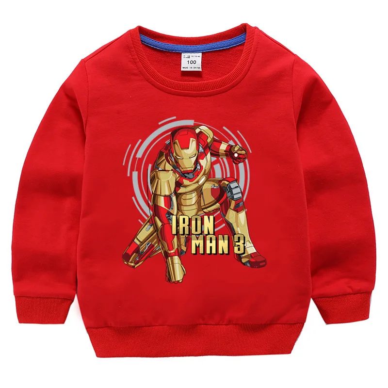 Толстовка с капюшоном Железный человек из мультфильма мстители |