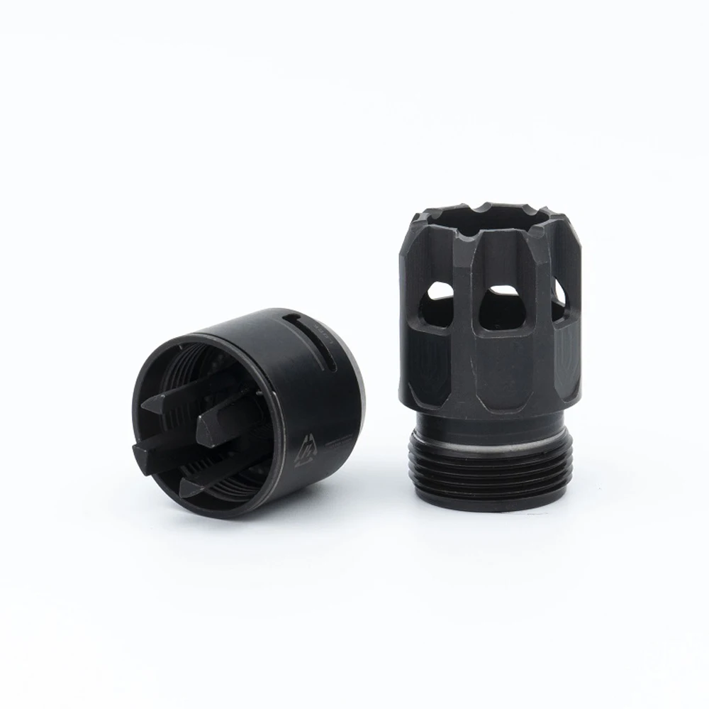 

HBRUNZ SSN SL Steel Decorative Cap Kits with 14mm Reverse Thread for JM/416/FTM Toy Gel blaster airsoft AEG GBB