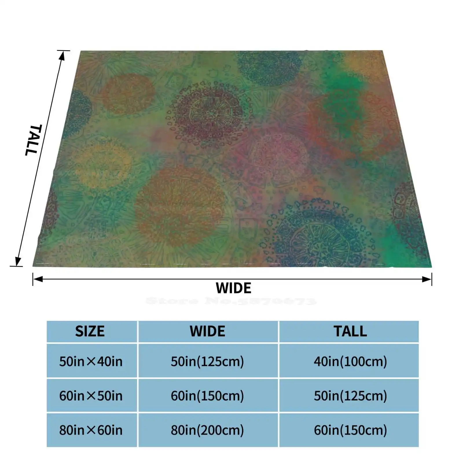 Одеяло для путешествий Be Jeweled-Изумрудное портативное с запахом украшениями