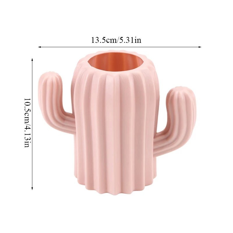 

Cactus Shape Plastic Vase Nordic Style INS Flower Vase Home Decor Cactus Creative Ornaments Plastic Vase Flower Arrangement