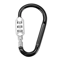 10 8cm high quality portable anti theft bike motorcycle helmet lock w resettable code pin spring combination lock climbing hook
