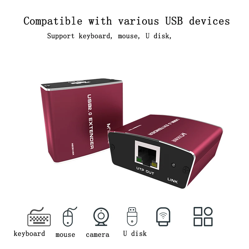 MT VIKI USB 2 0 удлинитель 300 футов к CAT RJ45 LAN UTP кабеля Ретранслятор с яркостью|usb to|usb 2.0