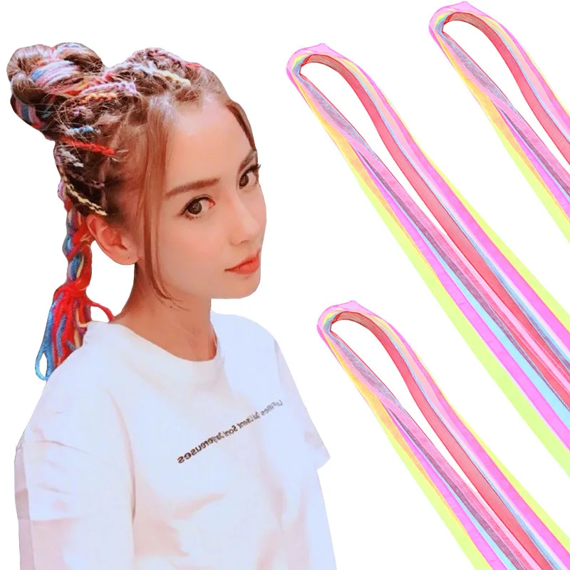 15 шт./компл. инструмент для укладки волос 90 см шелковый шнур плетеная лента