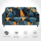 Чехол для дивана, эластичный полноразмерный чехол для углового секционного дивана с принтом, на однодватричетыре места