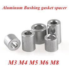 10-20pcs Aluminum flat washer M3 M4 M5 M6 M8 aluminum Bushing gasket Spacer CNC sleeve Non-thread standoffs For RC Model Parts