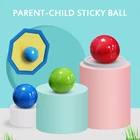 Липкие шарики, мячи для декомпрессии на потолок, липкие шарики для сквош, вакуумное всасывание, декомпрессионные липкие шарики для детей
