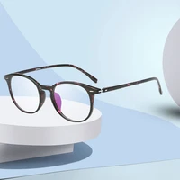 acetate frame eye glasses full rim oval spectacles men and women style optical eyewear handoer 9283
