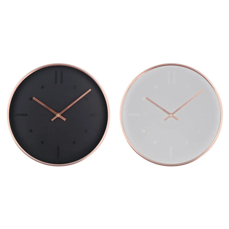 

Digital Clock Hanging,Modern Silent Wall Clock Arrivals Round Wall Clocks Vintage Quartz Clocks for Living Room
