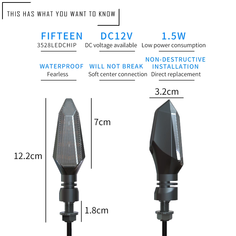 Светодиодный светильник Сигналы поворота для мотоцикла мигалка G310R Honda гром Suzuki