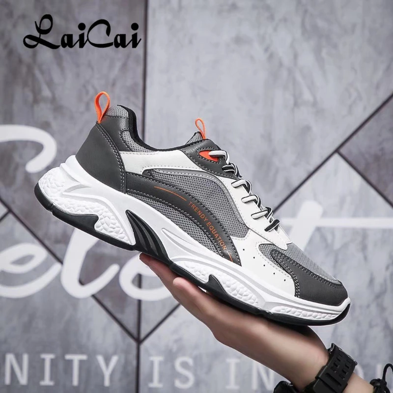 

2021 Spring New Sports Men's Shoes Casual Sho Man Running Warm Wear-Resistant Non-Slip Comfortable Shoe