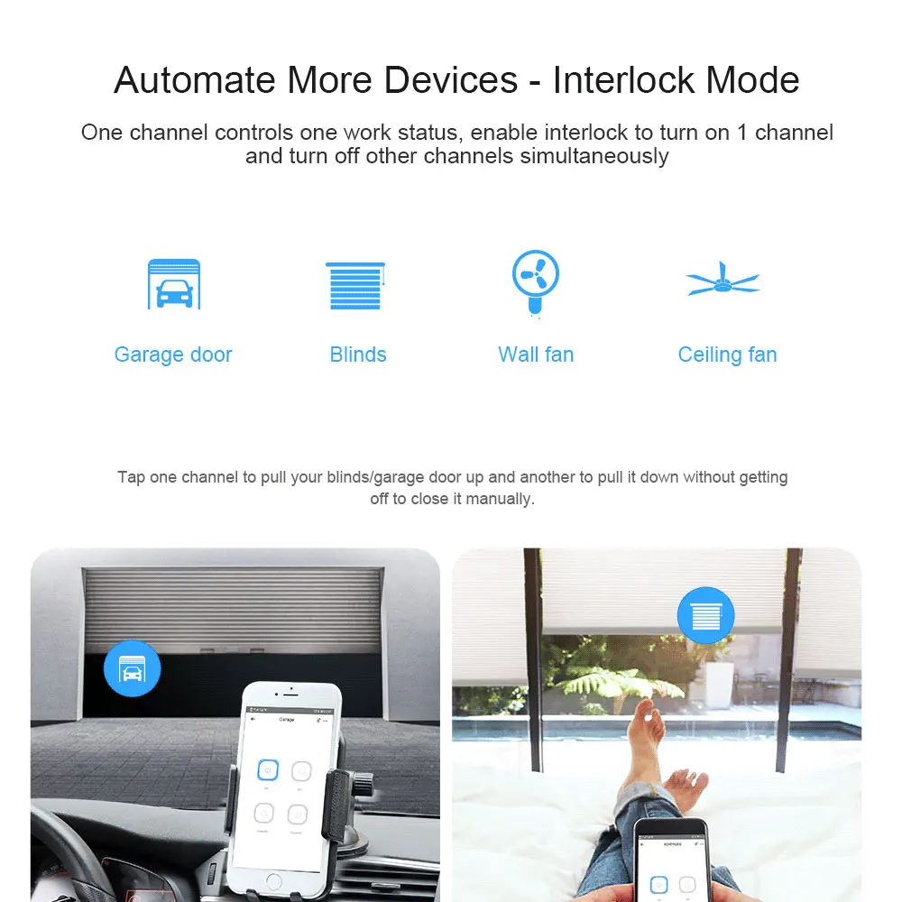 Смарт выключатель SONOFF R3 4 канала Wi Fi управление через приложение|Модули для