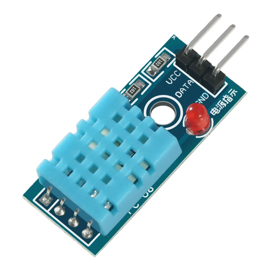 Датчик температуры и относительной влажности DHT11 модуль с кабелем для arduino Diy
