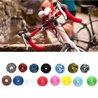 2 шт. губка для велосипеда с ручкой на ремне для езды на велосипеде, пробковая обмотка с заглушкой для велосипеда, Нескользящая лента на руль для шоссейного велосипеда #9